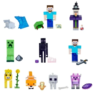 Figurină de bază minecraft, 8 cm, în ass. Thumbnail 2
