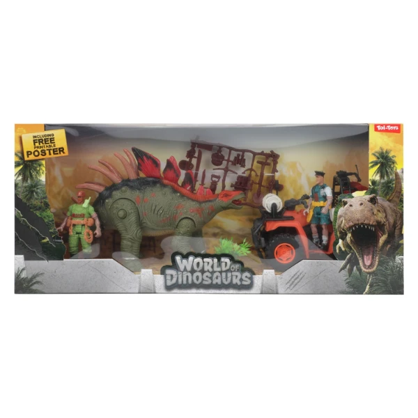 Set de joacă „lumea dinozaurilor”,  jeep cu dinozaur 8