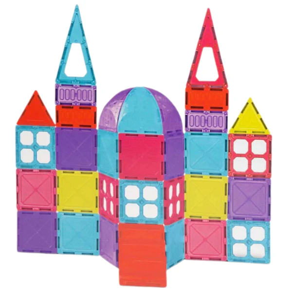 Constructor magnetic "construiește un castel de vis", 33 piese 2