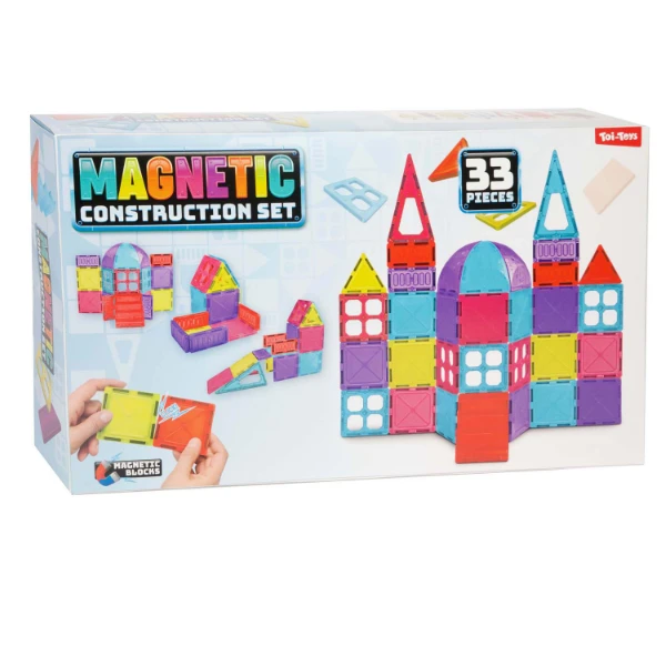 Constructor magnetic "construiește un castel de vis", 33 piese 4