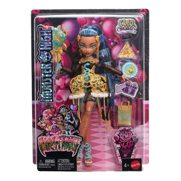Set de joacă monster high "scary sweet birthday", cleo de nile cu accesorii 4