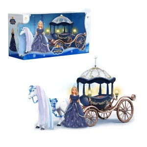 Set de joacă „prințesa cu cal și careta”, cu lumina și sunet