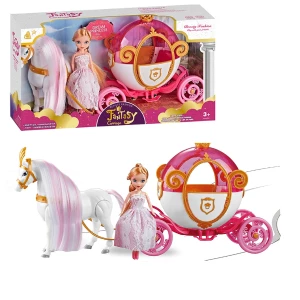 Set de joacă „Prințesa cu cal și careta”