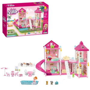 Căsuță pentru păpuși "vila mică” + accesorii, 150 elem. Thumbnail 2