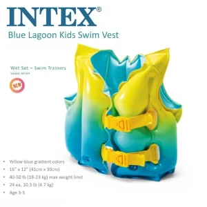 Intex vesta de înot gonflabilă “laguna albastră”, 41х30 cm, 3-5 ani Thumbnail 5