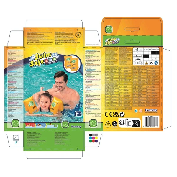 Bestway aripioare de înot gonflabile “etapa c” 30х15 cm, 5-12 ani 12