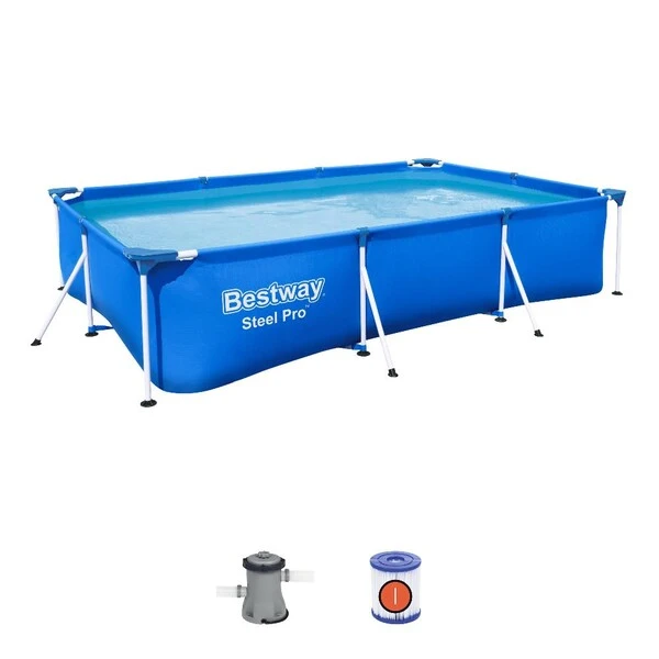 Bestway piscina steel pro 300x201x66cm, 3300l, carcas metal 3