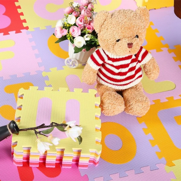 Covoraș-puzzle educativ „alfabetul”, 28 elem. 4