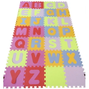 Covoraș-puzzle educativ „alfabetul”, 28 elem. Thumbnail 2