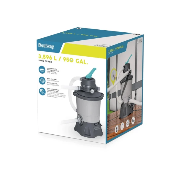 Bestway filtru-pompa nisip flowclear 3028l/ora 3