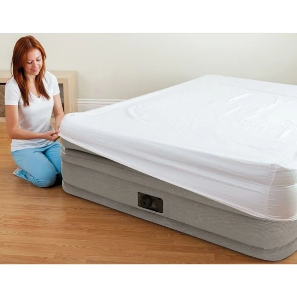 Intex saltea velur 152x203x51cm cu pompa incorporata, prime confort 2