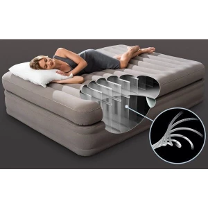 Intex saltea velur 152x203x51cm cu pompa incorporata, prime confort Thumbnail 4