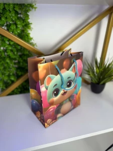 Punga cadou animalut colorat, 26*32*12 см Thumbnail 2