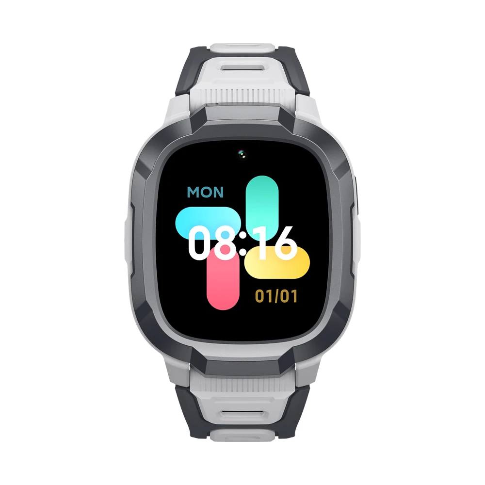 Детские умные часы mibro kids watch phone p6, серые 2