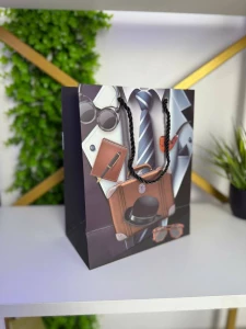 Подарочный пакет для мужчин, бизнес-аксессуары, 26*32*12 cm (cp-24-421-2) Thumbnail 3
