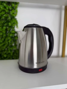 ЭЛЕКТРИЧЕСКИЙ ЧАЙНИК ИЗ НЕРЖАВЕЮЩЕЙ СТАЛИ MARADO, 2 Л, 1500 Вт, MA-2.0B1