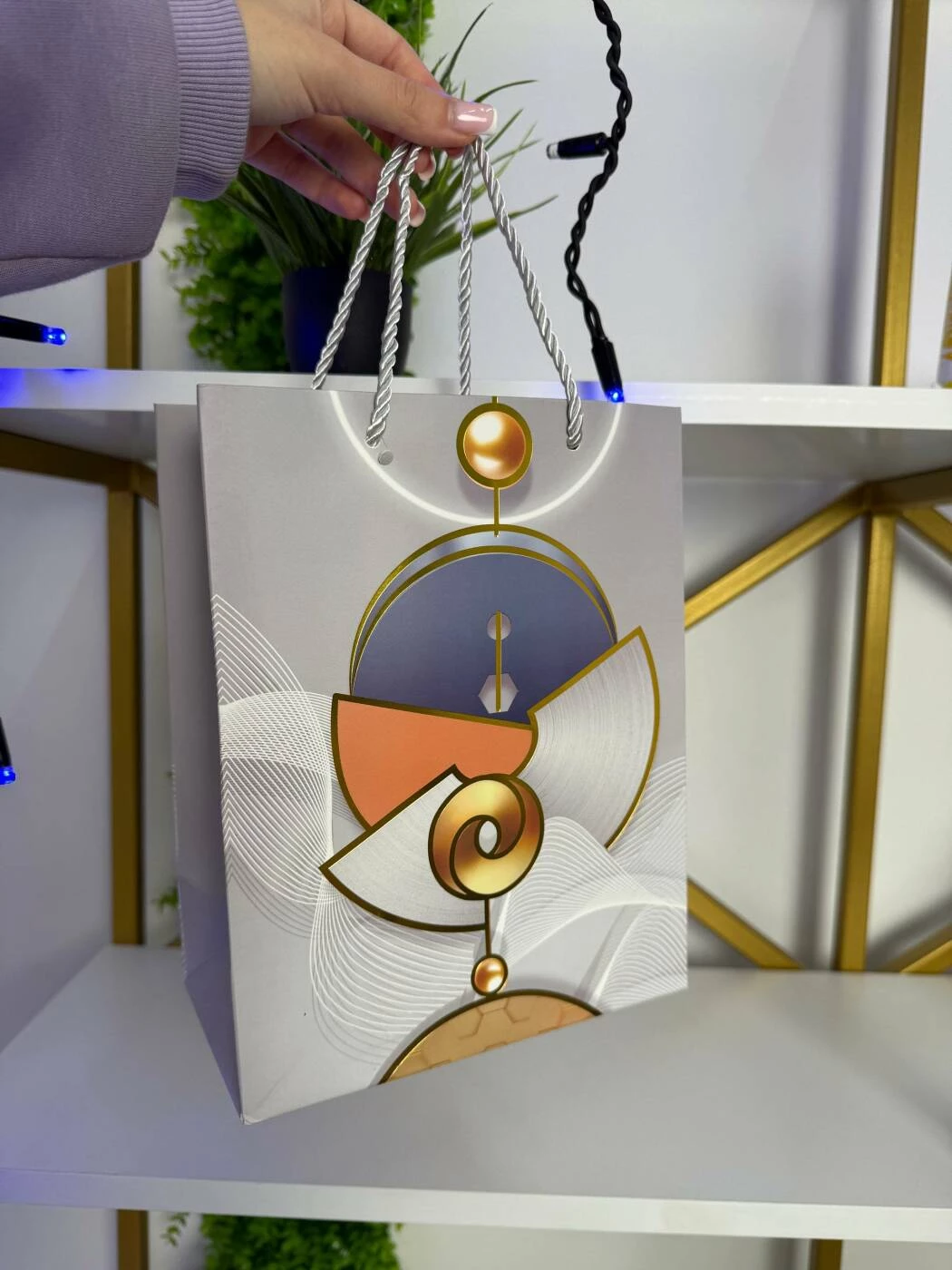 Punga cadou cu design abstract 31*41*12 cm (cp-24-419-3) 2