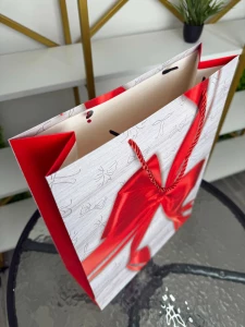 Punga cadou cu funda rosie, 31*41*12 cm (cp-24-420-3) Thumbnail 3