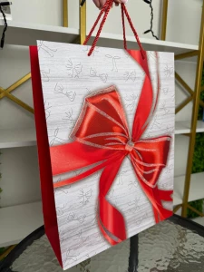 Punga cadou cu funda rosie, 31*41*12 cm (cp-24-420-3) Thumbnail 2