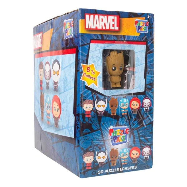 3d radieră din seria "marvel", 6 modele 3