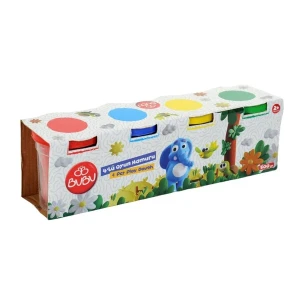 Plastilină de modelat în borcănele, 4 x 125 g Thumbnail 2