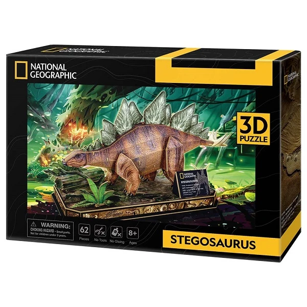 3d puzzle “stegosaurus”, 62 elemente 3