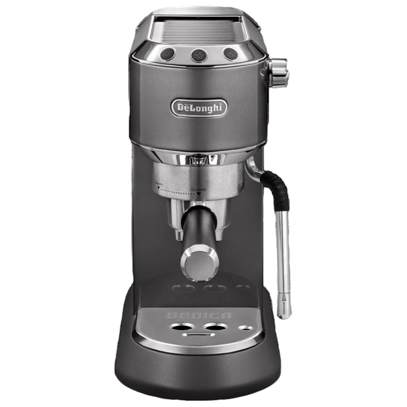 Кофеварка рожковая delonghi ec885.gy, 1300вт, серый 2