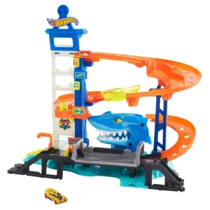 Hot wheels set de joc "atacul rechinului" Thumbnail 2