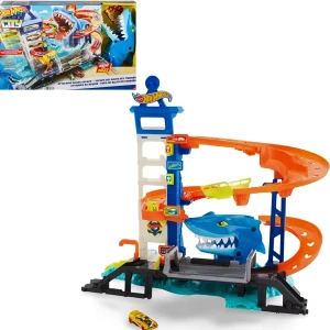 Hot wheels set de joc "atacul rechinului"