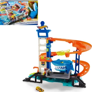 Hot wheels set de joc "atacul rechinului"