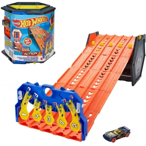 Set hot wheels pista portabilă ”roll out raceway”