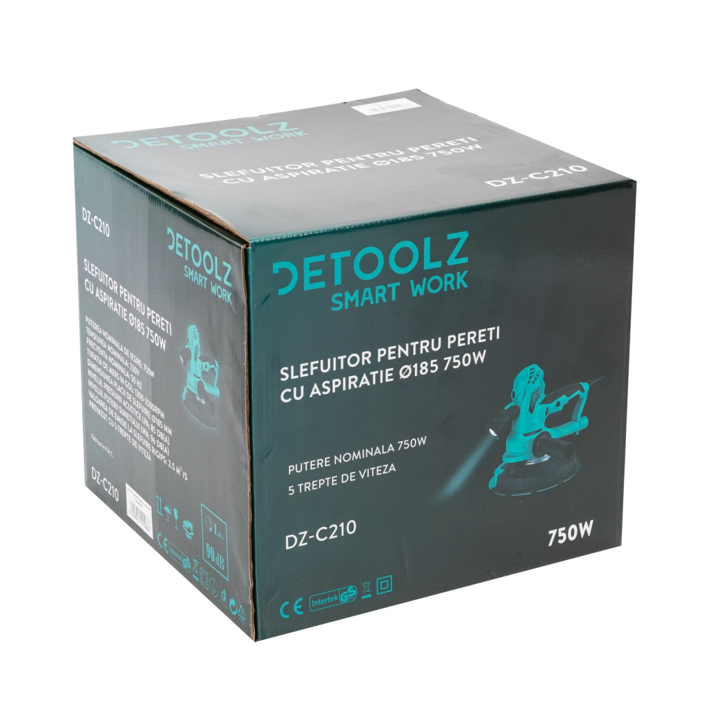Masina de slefuit pereti detoolz cu aspiratie 750w 3
