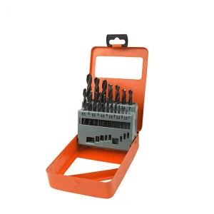 Set de 19 burghie wokin hss 1-10 mm