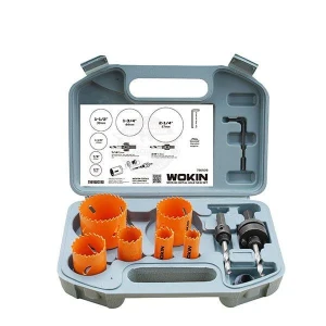 Set de 9 carote bimetal wokin 19 - 57 mm