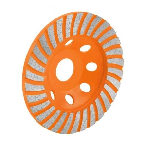 Disc de slefuit segmentat diamantat WOKIN 125 mm Turbo