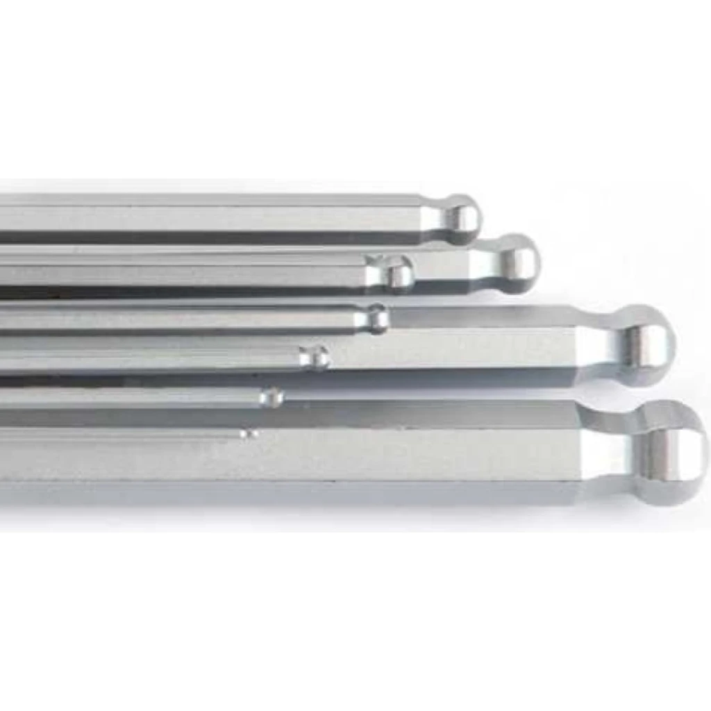 Set de 9 chei hexagonale cu brat extra-lung si varf sferic wokin cr-v 2