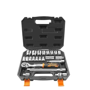 Set de 22 de chei tubulare wokin de 1/2 cr-v (industrial)