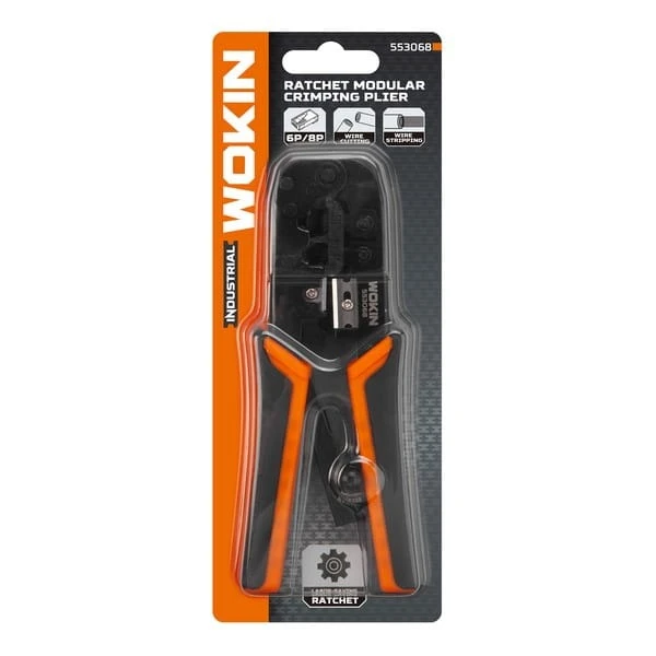 Универсальный кримпер wokin с храповиком wokin 185mm 7
