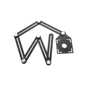 Шаблон для разметки и сверления плитки, 6 сторон, измерение угла WOKIN