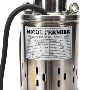 Погружной насос micul fermier 1,1 квт 120 м (tуннель) Thumbnail 3