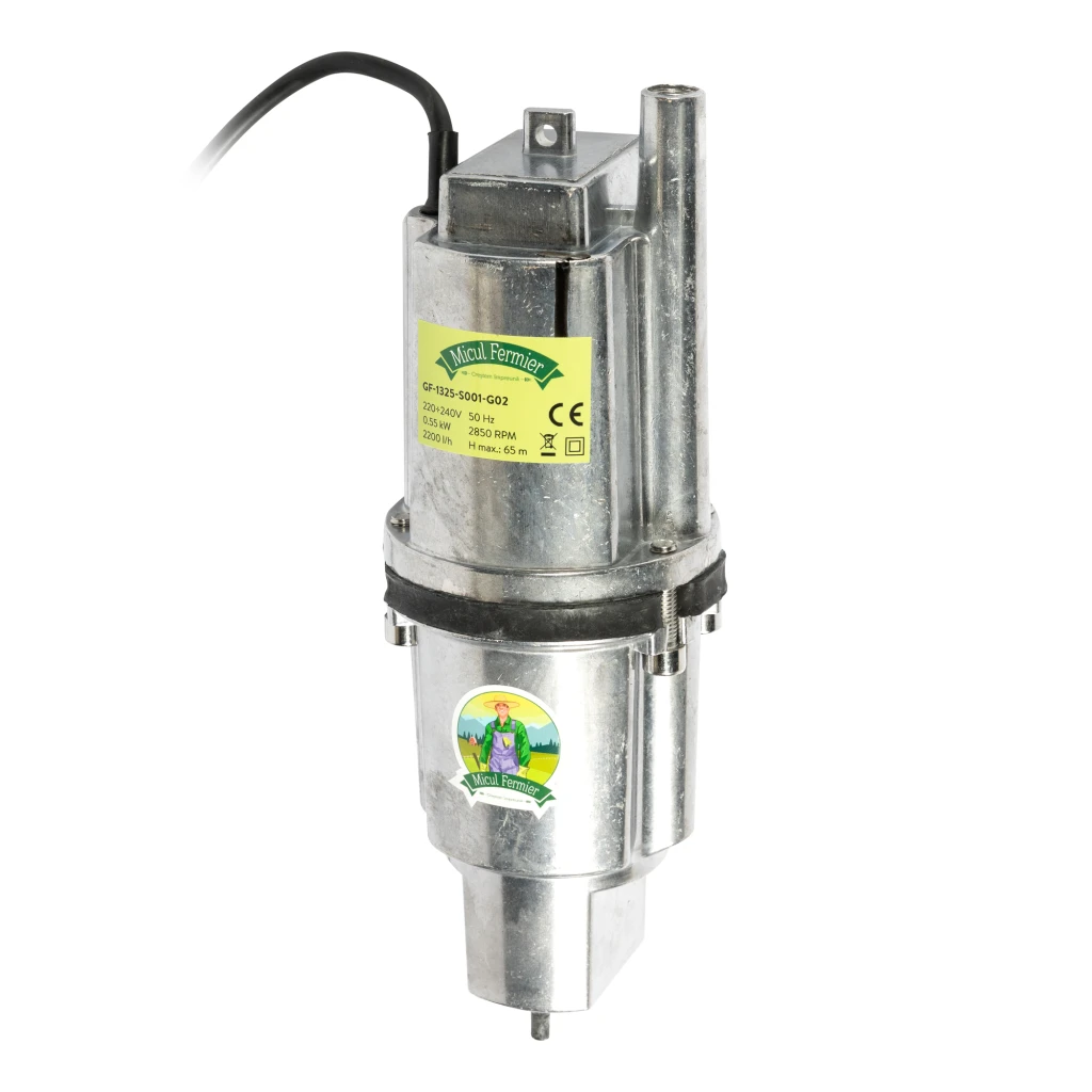 Pompa submersibila vibratie micul fermier 550w 2200l/h 6