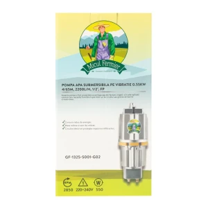 Pompa submersibila vibratie micul fermier 550w 2200l/h Thumbnail 4
