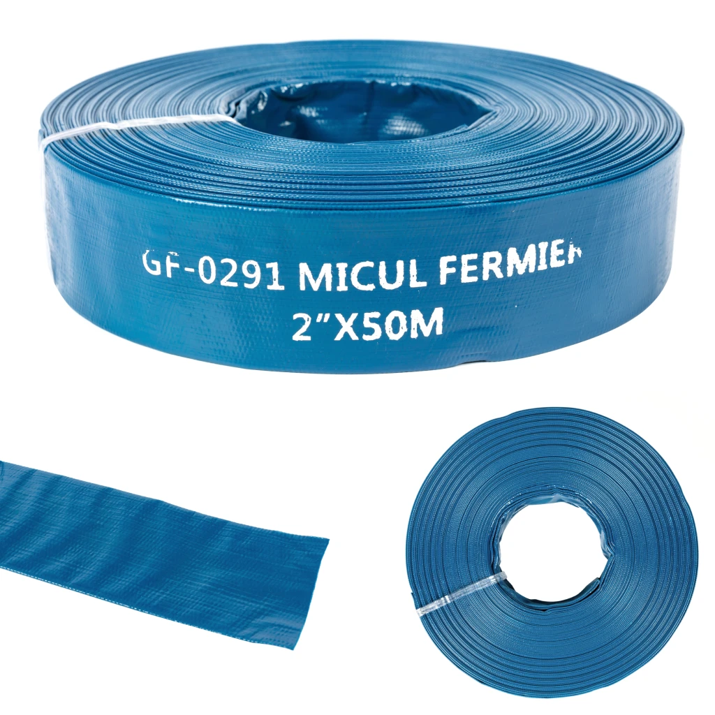 Напорный шланг плоский flat pvc 2inch 50m 2