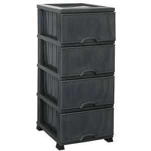 ПЛАСТИКОВЫЙ КОМОД ELIF PLASTIC – 4 ЯЩИК (N293)