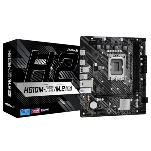 Материнская плата ASRock H610M-H2/M.2 D5, LGA1700, Intel H610, Micro-ATX