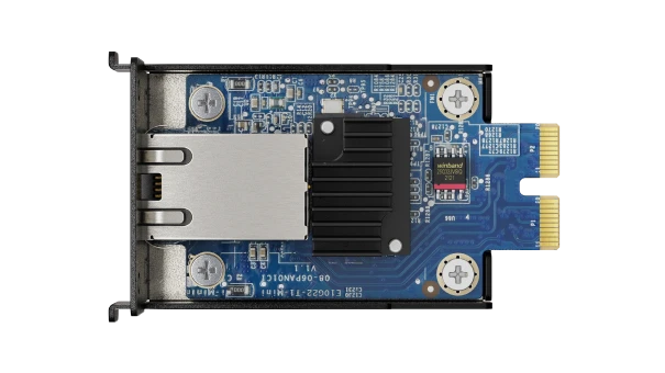 Modulul de actualizare a reţelei synology e10g22-t1-mini, albastru 3