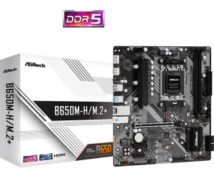 Материнская плата ASRock B650M-H/M.2+, AM5, AMD B650, Micro-ATX