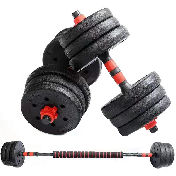 Set gantere și halteră reglabile, 20 kg total, 2 x 10 kg 2