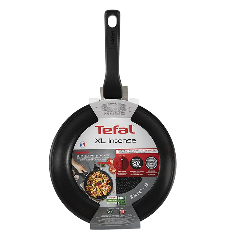 Tigaie tefal c3840453, 24cm, negru 3
