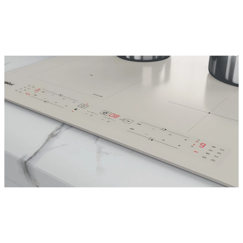 Индукционная варочная панель whirlpool wl b6860 ne/s, бежевый 5